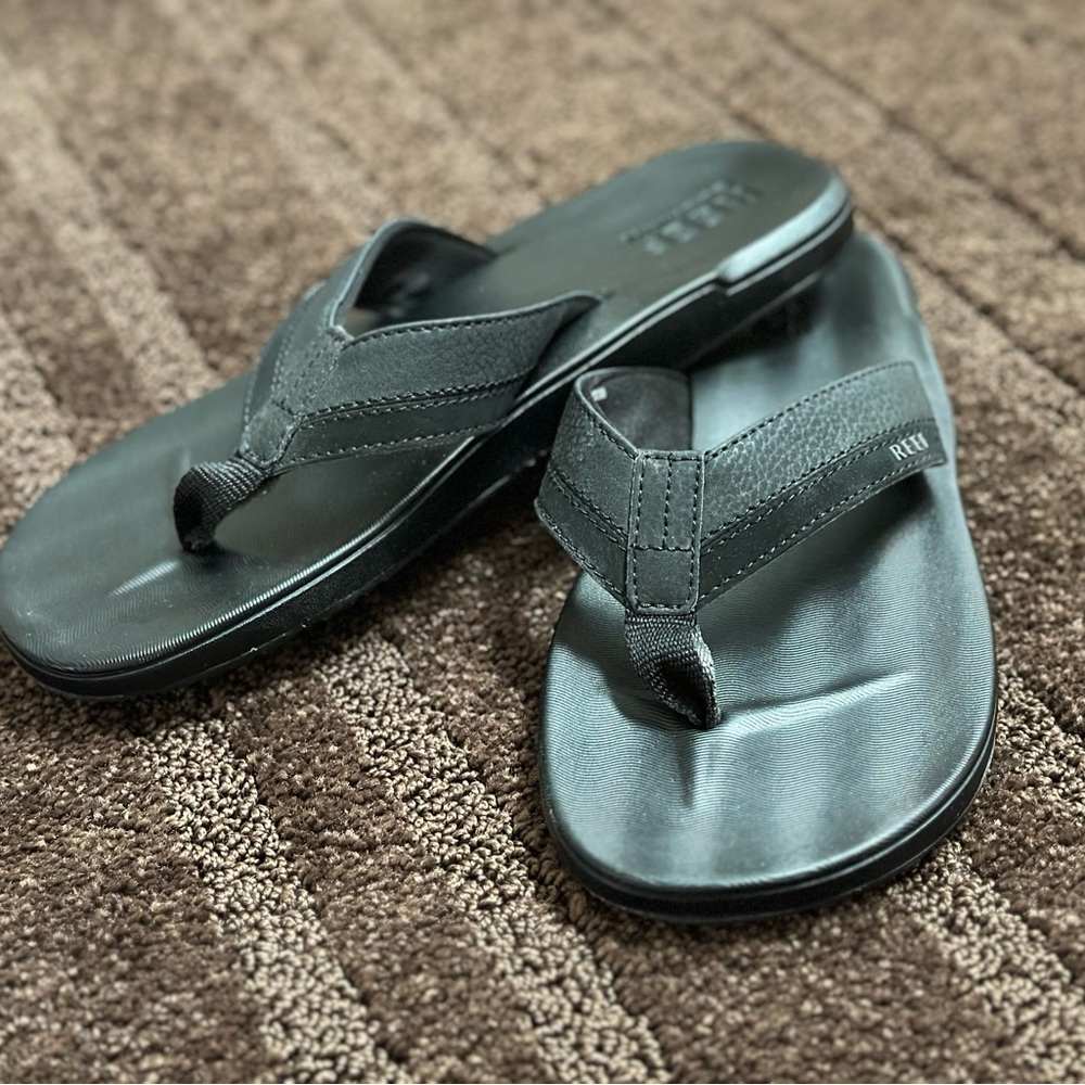 Men's Black Sandals Flip Flops by Reef
